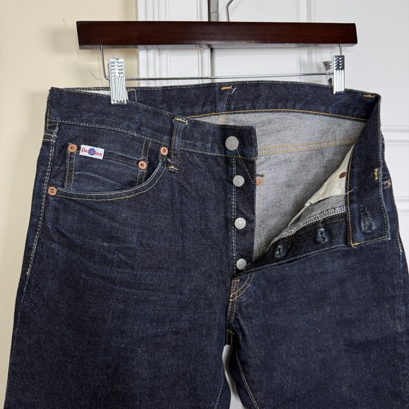 Studio D'Artisan SD-108 Relaxed Tapered Men's 32 (Fits 32.5/29.5) 15oz Denim - Picture 5 of 11